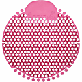 Fresh Products Wave 360 Urinal Screens - Lasts upto 60 Days - Splash Reducer, Odor Control - 5 / Box - Red 1 thumbnail image