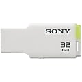 Sony 32GB USB Micro Vault TINY (White) - 32 GB - USB 2.0 - White - 1 Year Warranty