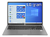 LG gram Ultra-Slim Laptop, 17" Screen, Intel® Core™ i7, 16GB Memory, 1TB Solid State Drive, Wi-Fi 6, Windows® 10, 17Z90N-R.AAS9U1