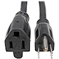 Eaton Tripp Lite Series Power Extension Cord, NEMA 5-15P to NEMA 5-15R - Heavy-Duty, 15A, 120V, 14 AWG, 6 ft. (1.83 m), Black - P024006 1 thumbnail image