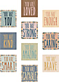 Teacher Created Resources Decorative Accents, Everyone is Welcome Positive Affirmations, Pack Of 30 Accents 1 thumbnail image