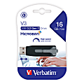 Verbatim Store'n'Go V3 USB 3.2 Gen 1, 16GB, Black/Gray 1 thumbnail image