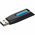 Verbatim 49176 Store 'n' Go V3 16GB USB 3.0 Flash Drive Black/Blue 1 thumbnail image