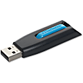 Verbatim 49176 Store 'n' Go V3 16GB USB 3.0 Flash Drive Black/Blue
