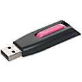 Verbatim 49178 Store 'n' Go V3 16GB USB 3.0 Flash Drive Black/Pink