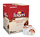 Folgers® Single-Serve Coffee K-Cup®, Hazelnut Crème, Carton Of 24 K-Cup 1 thumbnail image