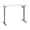Bestar Upstand Electric 60”W Standing Desk, White 1 thumbnail image