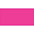 Tape Logic® Write™On Inventory Labels, DL636K, Rectangle, 2" x 4", Fluorescent Pink, Roll Of 500