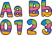 Creative Teaching Press Poppin' Patterns Playful Patterns Designer Letters, Assorted Colors, Pack Of 216 1 thumbnail image