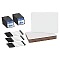 Flipside Nipped Corners Plain Unframed Non-Magnetic Dry-Erase Whiteboard Class Pack, 9 1/2" x 12", White, Pack Of 12 1 thumbnail image