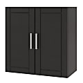 Ameriwood™ Home Callahan 24" Wall Cabinet, 2 Shelves, Black