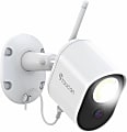 Toucan TSLC100W Security Floodlight Camera, 8.75"H x 10"W x 3.5"D, White