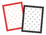 Barker Creek 2-Design Computer Paper, Letter Paper Size, Dots, 100 Sheets