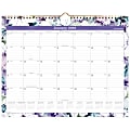 2025 AT-A-GLANCE® BADGE Monthly Wall Calendar, 15" x 12", Floral, January To December, 1722F-707