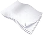 Medline NatureSoft Flushable Cleansing Dry Wipes, 9" x 13", White, 50 Wipes Per Bag, Case Of 10 Bags 1 thumbnail image