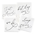 Taylor Party/Event And Ceremony Printed Napkins, 4-3/4" x 4-3/4", Just Married, Box Of 48 Napkins 1 thumbnail image
