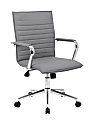 Boss Office Products Sleek Ribbed Task Chair, Gray 1 thumbnail image