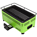 Brentwood Non-Stick Smokeless Portable BBQ, 10-3/4"H x 18"W x 8-1/4"D, Green 1 thumbnail image