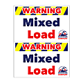 Custom Printed 3-Color Laser Sheet Labels And Stickers, 5-1/2" x 8-1/2" Rectangle, 2 Labels Per Sheet, Box Of 100 Sheets 1 thumbnail image