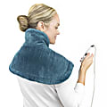 Pure Enrichment PureRelief Neck & Shoulder Heating Pad, 14" x 22", Turquoise Blue 1 thumbnail image