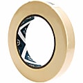 Business Source Utility-purpose Masking Tape - 60 yd x 0.75"- 3" Core - Tan - Crepe Paper Backing -  - 16460BD 1 thumbnail image
