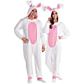 Amscan 3902846 Adult Zipster Bunny Costume, White