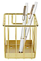 Realspace® Gold Wire Hanging Organizer System, Pencil Cup Attachment