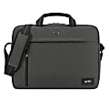 Solo New York Rivington Slim Briefcase With 15.6" Laptop Pocket, Gray 1 thumbnail image