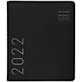 AT-A-GLANCE® Contemporary Weekly/Monthly Planner, 7” x 8-3/4”, Black, January To December 2022, 70545X05 1 thumbnail image
