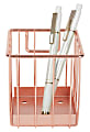 Realspace® Rose Gold Wire Hanging Organizer System, Pencil Cup Attachment 1 thumbnail image