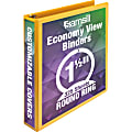 Samsill® Economy View 3-Ring Binder, 1 1/2" Round Rings, Yellow