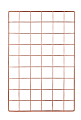 Realspace® Rose Gold Wire Hanging Organizer System, Base Panel 1 thumbnail image