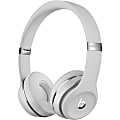 Beats by Dr. Dre Solo3 Wireless Headphones - The Beats Icon Collection - Satin Silver - Stereo - Wireless - Bluetooth - Over-the-head - Binaural - Circumaural - Satin Silver