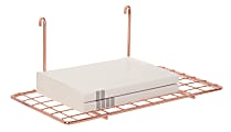 Realspace® Rose Gold Wire Hanging Organizer System, Shelf Attachment 1 thumbnail image