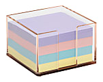 Realspace® Rose Gold Acrylic Memo Holder 1 thumbnail image