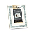 Southworth® Foil-Enhanced Parchment Certificates, 8 1/2" x 11", 24 Lb, Ivory/Green/Blue, Pack Of 25 1 thumbnail image