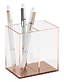 Realspace® Rose Gold Acrylic Pencil Cup 1 thumbnail image