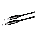 Ativa® 3.5 mm Braided Auxiliary Cable, 6', Black, 46922 1 thumbnail image