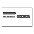ComplyRight® Double-Window Envelopes For 4-Up W-2 (5205, 5205A, 5209) Tax Forms, 5-5/8" x 9", Moisture-Seal, White, Pack Of 100 Envelopes 1 thumbnail image