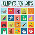 2024 Willow Creek Press Humor & Comics Monthly Wall Calendar, 12" x 12", Holidays for Days, January To December