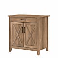 Bush Furniture Key West Secretary Desk With Keyboard Tray And Storage Cabinet, Reclaimed Pine, Standard Delivery 1 thumbnail image