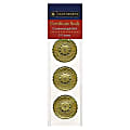 Southworth® Certificate Seals, "Achievement", 1 3/4" Diameter, Gold Foil, Pack Of 12