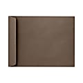 LUX Open-End 9" x 12" Envelopes, Peel & Press Closure, Chocolate Brown, Pack Of 500 1 thumbnail image