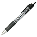 SKILCRAFT® Retractable Rollerball Pen, Needle Point, 0.7 mm, Black Barrel, Black Ink (AbilityOne 7520-01-624-9384)