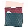 U Brands® Fashion File Folders, Letter Size, 8-1/2" x 11", Fleuri Jewel Tones, Pack Of 24 Folders