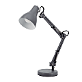 Realspace™ Trazio LED Architect Task Lamp, 22"H, Gray 1 thumbnail image