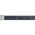 Netgear XS508M Ethernet Switch - 8 Ports - 2 Layer Supported - Modular - Twisted Pair, Optical Fiber - Desktop, Rack-mountable - Lifetime Limited Warranty