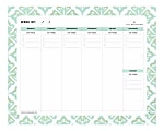 Day Designer Lovely Morning Planning Pad, 10" x 8", College Ruled, 80 Pages, Multicolor
