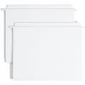 Smead FasTab Straight Tab Cut Letter Recycled Hanging Folder - 8 1/2" x 11" - Assorted Position Tab Position - White - 10% Recycled - 20 / Box
