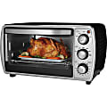 Oster 6-slice Convection Toaster Oven, Black - 1500 W - Toast, Pizza, Roast, Broil, Bake, Frozen - Black 1 thumbnail image